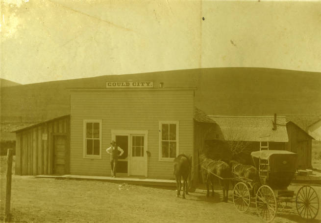 Gould City, Washington store and post office, 1912 - Garfield County  Heritage - Washington Rural Heritage